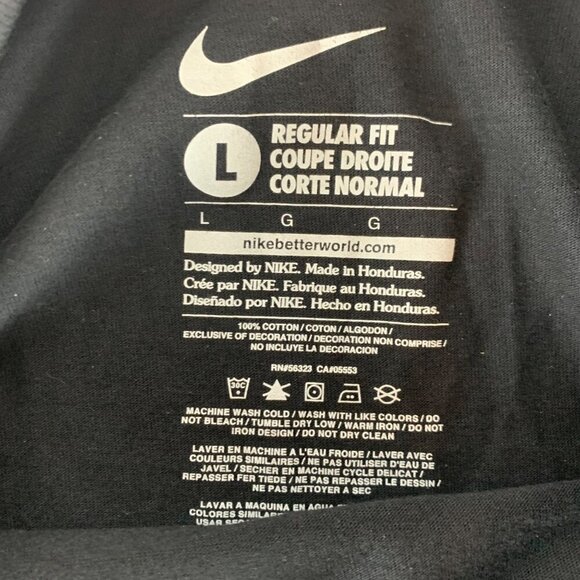 Baylor Bears NCAA Black Nike Sic Em Bears Short Sleeve Crewneck Shirt Mens Large - Picture 3 of 4